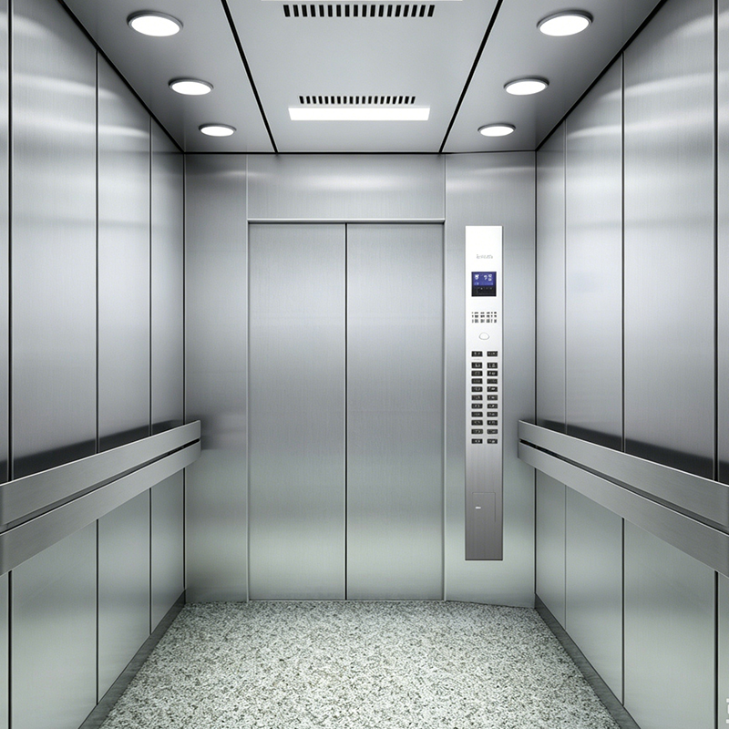 Ascensore medico standard per passeggeri con pavimento in PVC