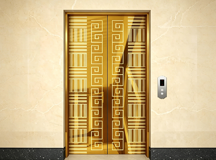 Parti dell'ascensore e interni della cabina
